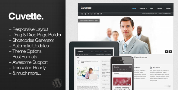 Images for Cuvette - Responsive Multipurpose WordPress Theme Corporate