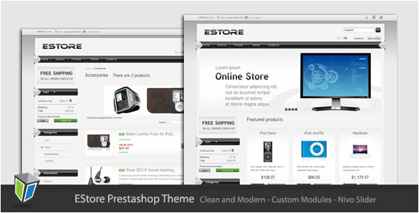 EStore - Clean and Modern Prestashop Theme