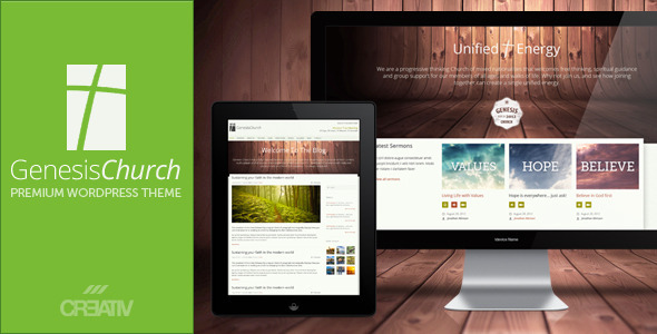 Genesis Church - Premium Responsive WordPress Them Nonprofit