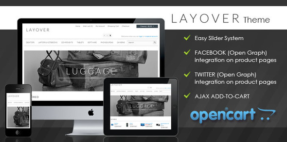 Layover OpenCart