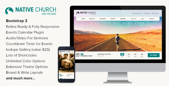 NativeChurch - Multi Purpose Wordpress Theme
 TForest