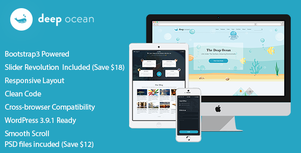 DeepOcean Responsive WordPress Theme
 TFx