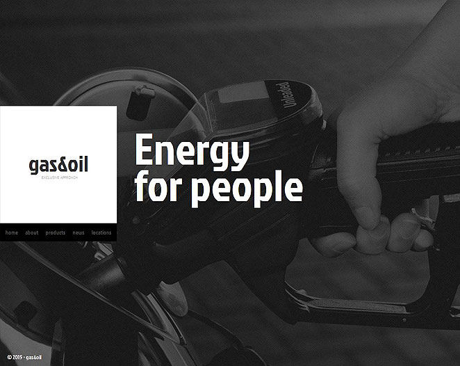 Gas & Oil Responsive Moto CMS HTML Template TMT