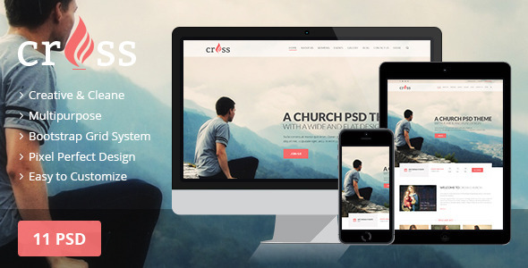Cross Church | PSD template
 TFx