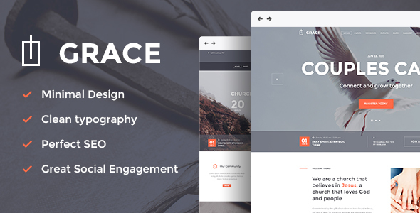 Grace - Church & Religion WordPress Theme
           TFx