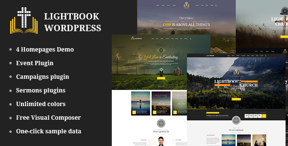 LightBook- Church and Events WordPress Theme
           TFx