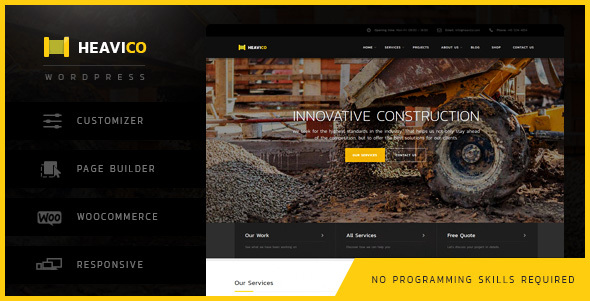 Heavico - Construction & Industrial WordPress Theme
           TFx