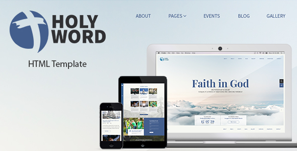 Holy Word - Church, Religion, Events Site Template
           TFx