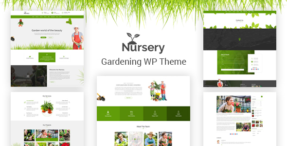 Nursery - Gardening and Landscaping WordPress Theme - Business Corporate TFx Dan Kenith