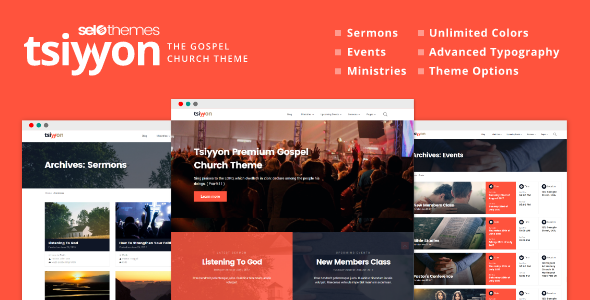 Tsiyyon - Responsive Gospel Church Theme - Churches Nonprofit TFx Alf Attila