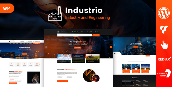 Industrio - Engineering WordPress Theme
       TFx Aleksandr Emery