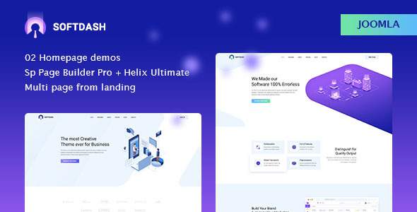 Softdash - Creative SaaS and Software Joomla Template with Page Builder
       TFx Alfie Deacon