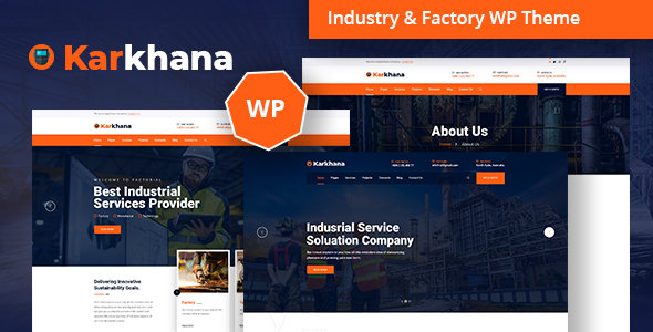 Karkhana - Industry & Factory WordPress Theme
       TFx Stewart Kory