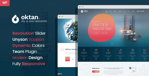 Oktan – Oil & Gas Industry WordPress Theme
       TFx Dom Mortimer