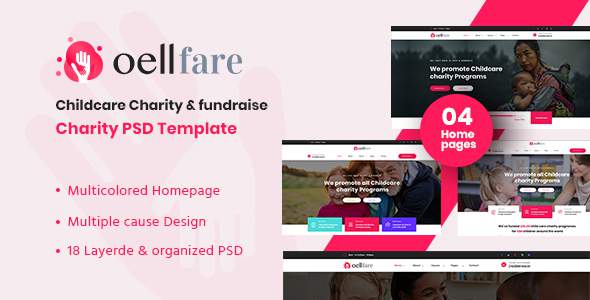 Oellfare - Charity PSD Template TFx PSDTemplates 