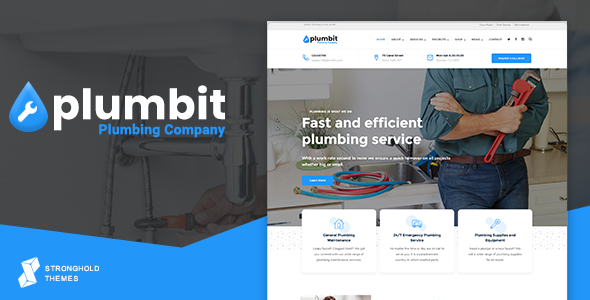 Plumbit - Plumbing WordPress Theme TFx WordPress