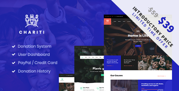 Chariti - Charity amp Donation WordPress TFx