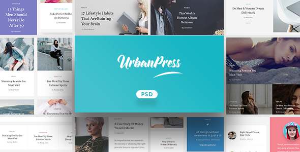 UrbanPress - Multi-Purpose PSD Template TFx 