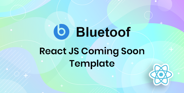 Bluetoof - React JS Coming Soon Template TFx 