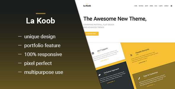 LaKoob - Multipurpose CV Template TFx SiteTemplates