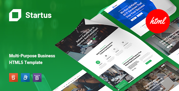 Startus - Multipurpose Business HTML5 Template TFx