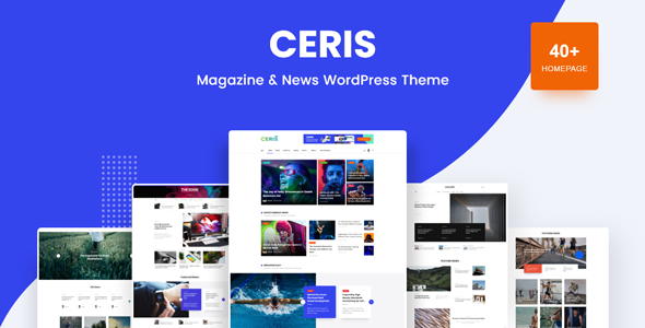 Ceris - Magazine amp Blog WordPress Theme TFx 