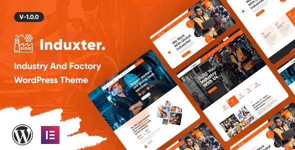 Induxter - Industry And Factory WordPress Theme TFx