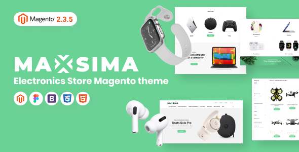 Maxsima - Smart Gadgets Store Magento 2 Theme TFx 