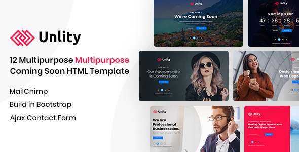 Unlity  Multipurpose Coming Soon HTML Template TFx 