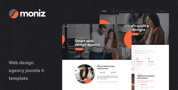 Moniz – Web Design Agency Joomla 4 Template TFx
