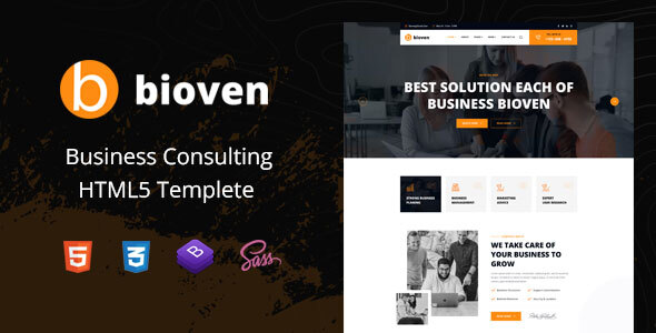 Bioven - Business Consulting HTML5 Template TFx