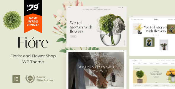 Fiore – Flower Shop and Florist TFx WordPress