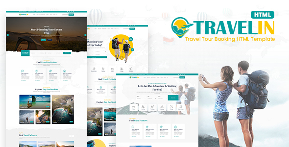 Travelin - Travel Tour Booking HTML Templates TFx