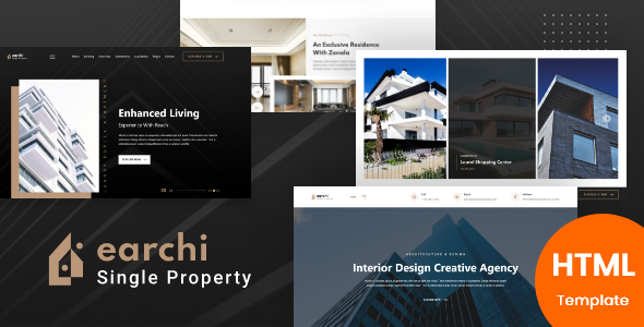 earchi - Real Estate Single Property HTML Template TFx