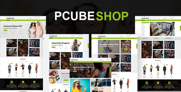 Pcube Shop Ecommerce HTML5 Template TFx