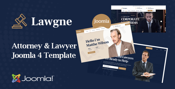 Lawgne - Joomla 4 Template for Attorney amp Lawyers TFx