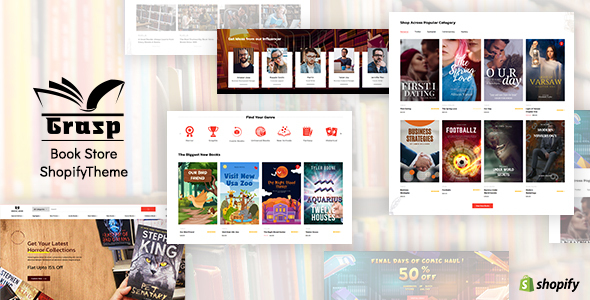 Grasp - Book Store Shopify Theme TFx Shopify
