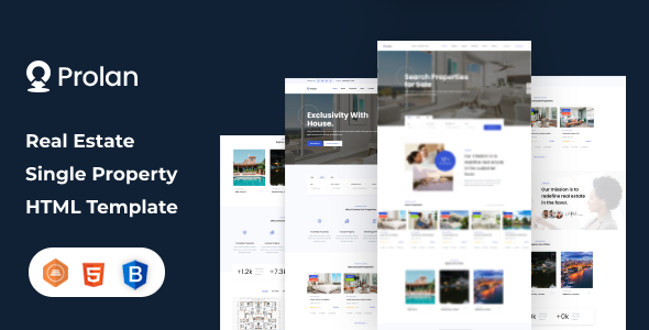 Prolan  Real Estate Single Property HTML Template TFx