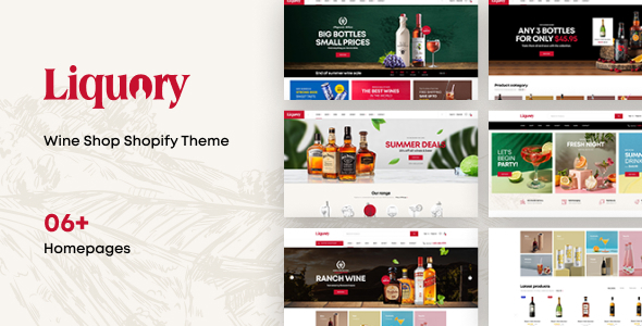 Ap Liquory Wine Shop Shopify Theme TFx Shopify
