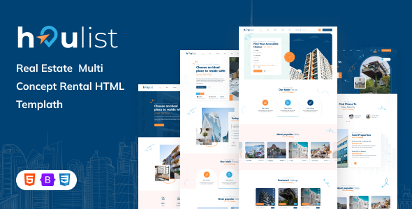 Houlist  Real Estate Group HTML Template TFx