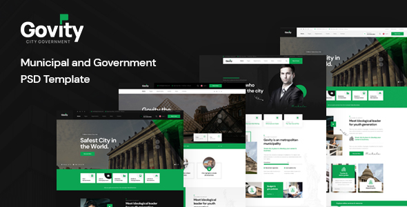 Govity - Municipal and Government PSD Template TFx