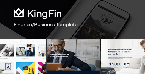 King Fin – Finance HTML Template TFx SiteTemplates