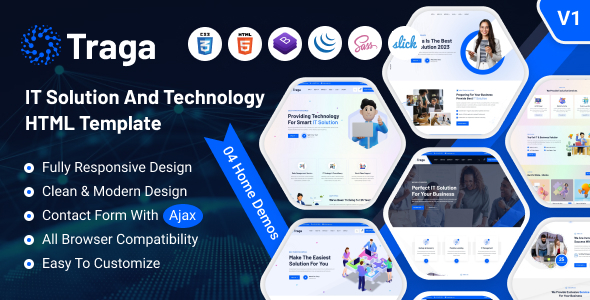 Traga - IT Solution amp Technology HTML Template TFx
