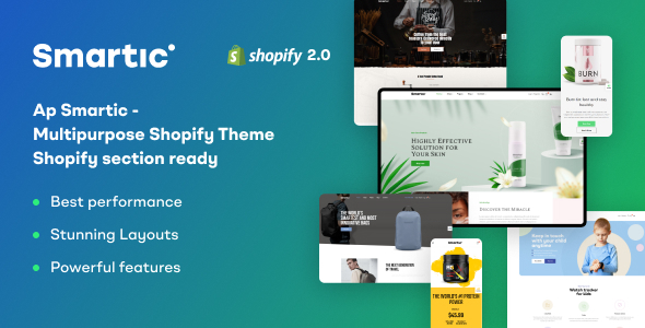 AP SMARTIC - Multipurpose Shopify Theme TFx