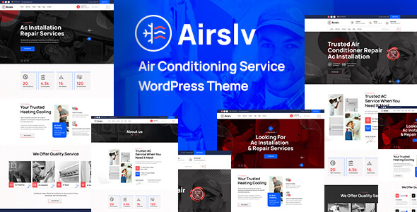 Airslv - Heating amp Air Conditioning WordPress Theme TFx