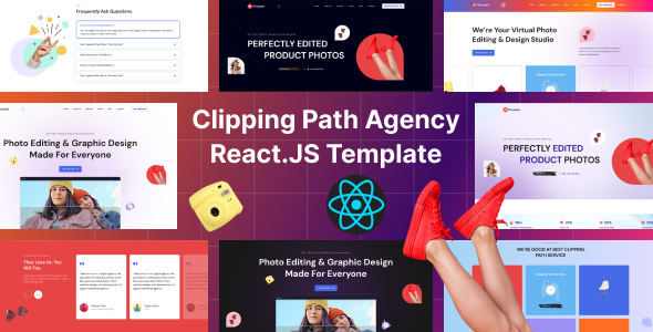 Photodit - Clipping Path Service React NextJs Template TFx