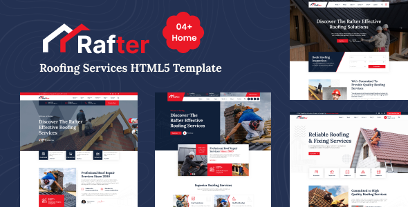 Rafter - Roofing Services HTML5 Template TFx