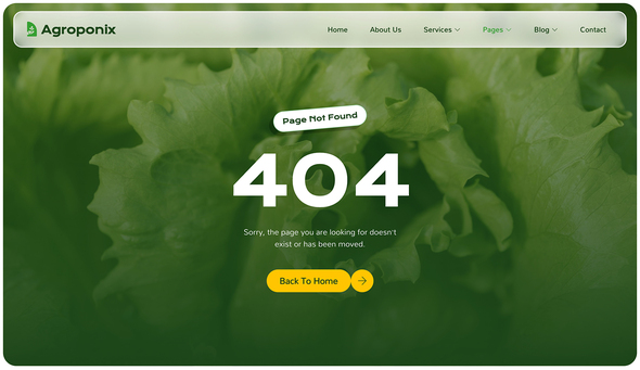 Agroponix  Hydroponic amp Agriculture Elementor Template Kit TFx