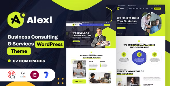 Alexi - Business Consulting amp Services Multipurpose WordPress Theme TFx