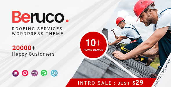 Beruco - Roofing Services WordPress Theme TFx